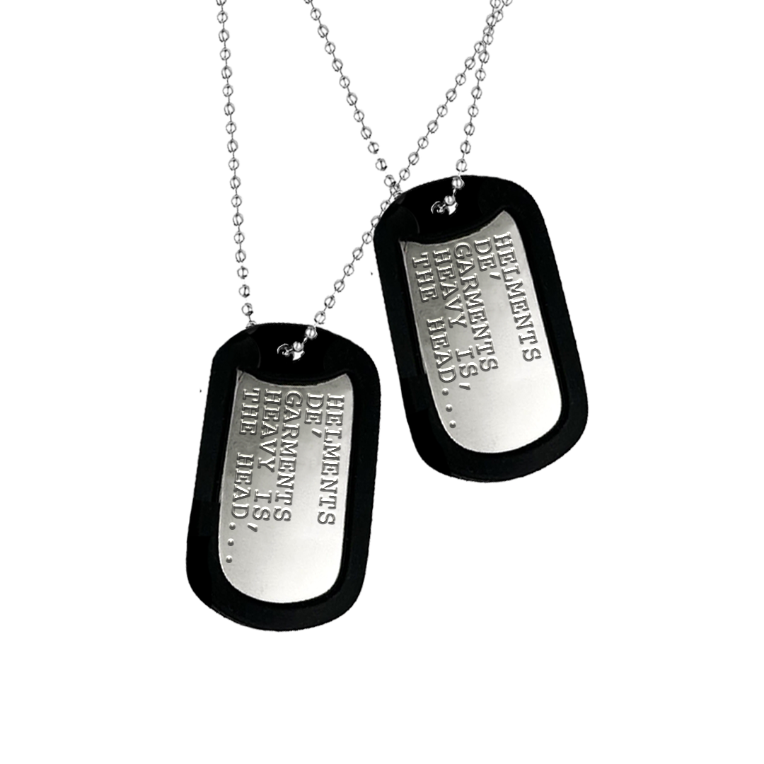 Helments Dog Tags